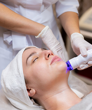 LED Light Therapy treatment at Facials by Tonya Salado TX